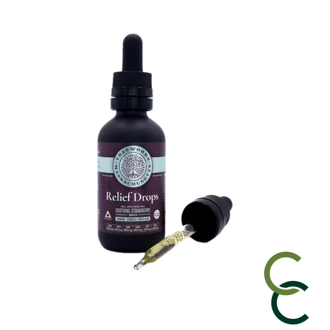 Photograph of product: Relief - 5:3:3:2:1:1 (CBD:CBN:CBC:CBG:CBT:TH-oui)