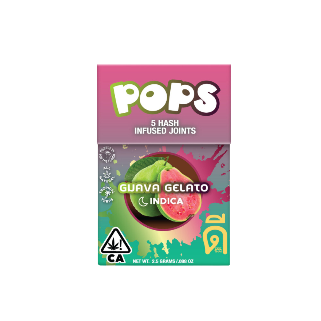Photograph of product: Dee Thai x 5 Infused Pre-Roll Pack | Guava Gelato