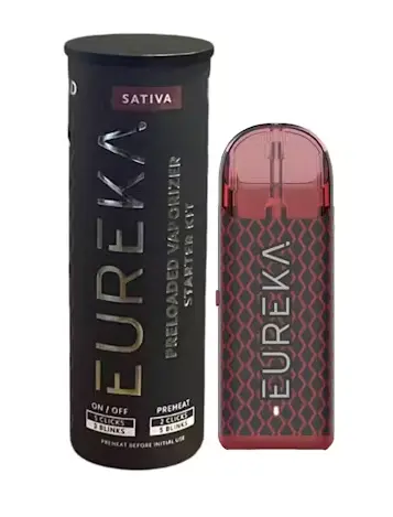Photograph of product: Eureka - Mango Haze - Preloaded Pod + AIO Starter Kit