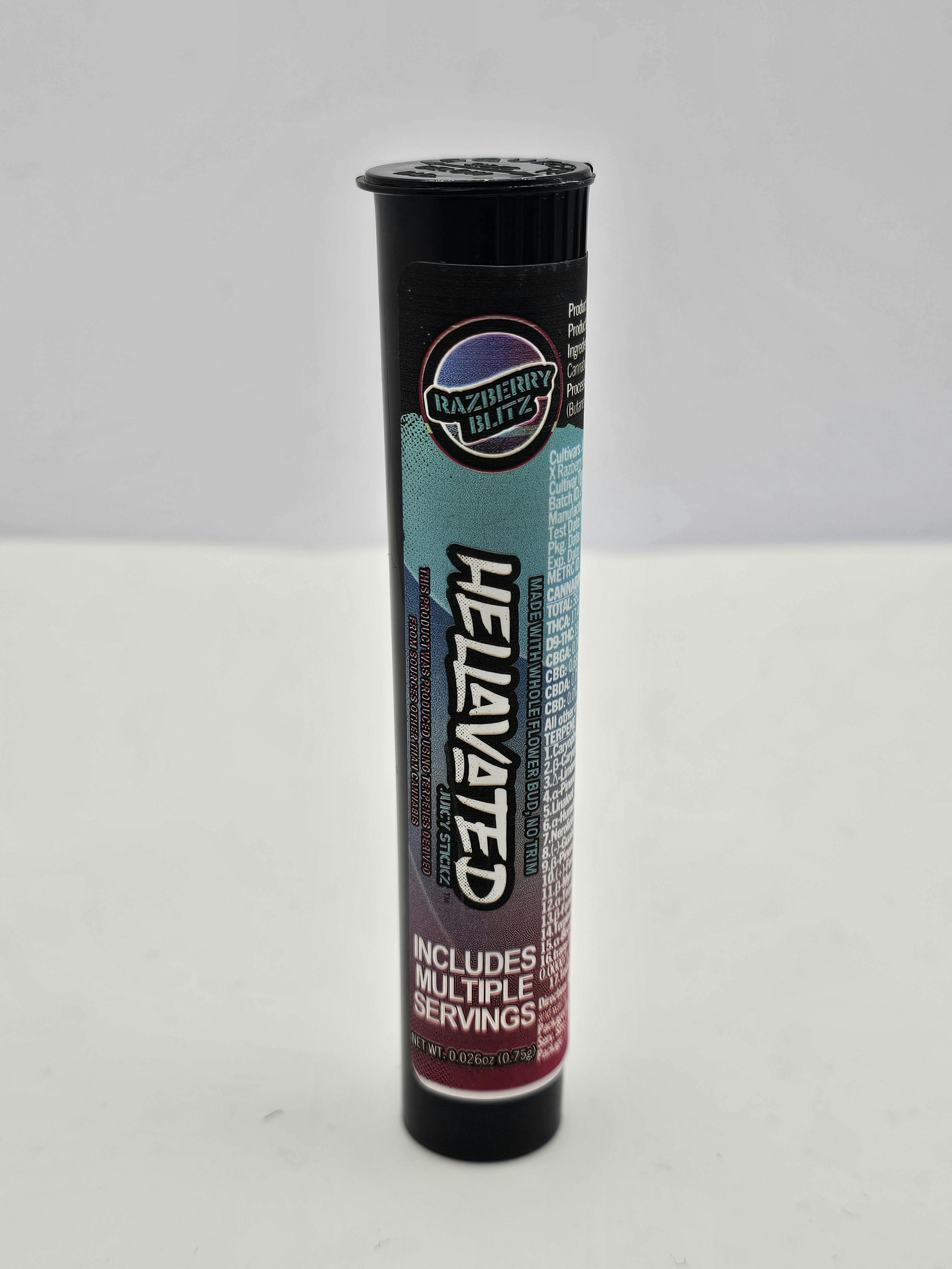 Photograph of product: RAZBERRY BLITZ .75G INFUSED PREROLL (H)