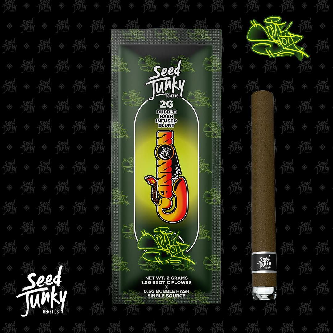 Photograph of product: Seed Junky Bubble au chocolat Infused Cannon | Sour Shotz
