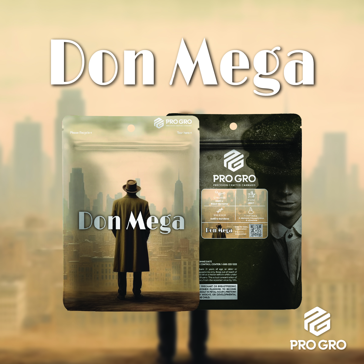 Photograph of product: Pro Gro | Don Mega | 3.5G Flower