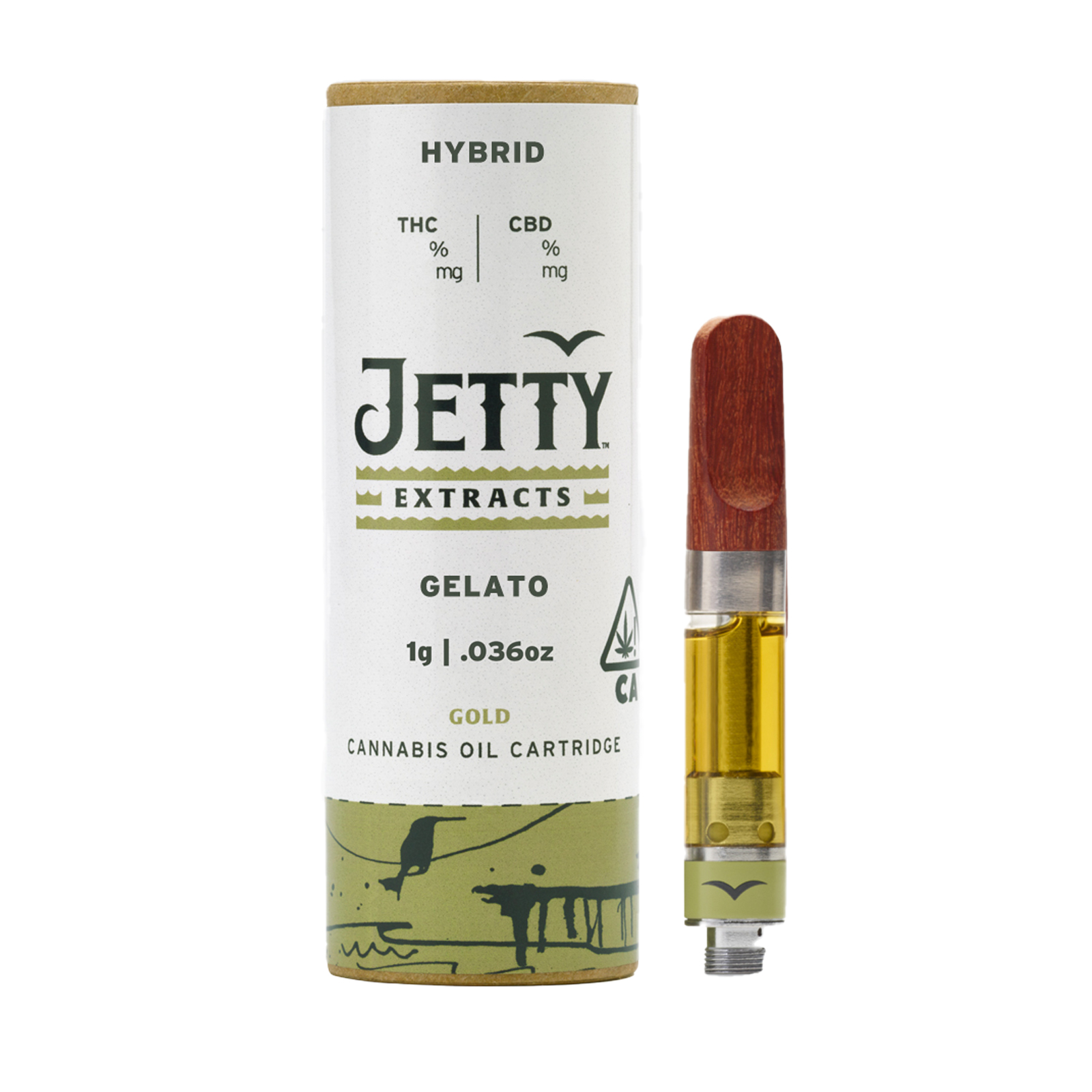 Photograph of product: Gelato Gold Cartridge | 1g
