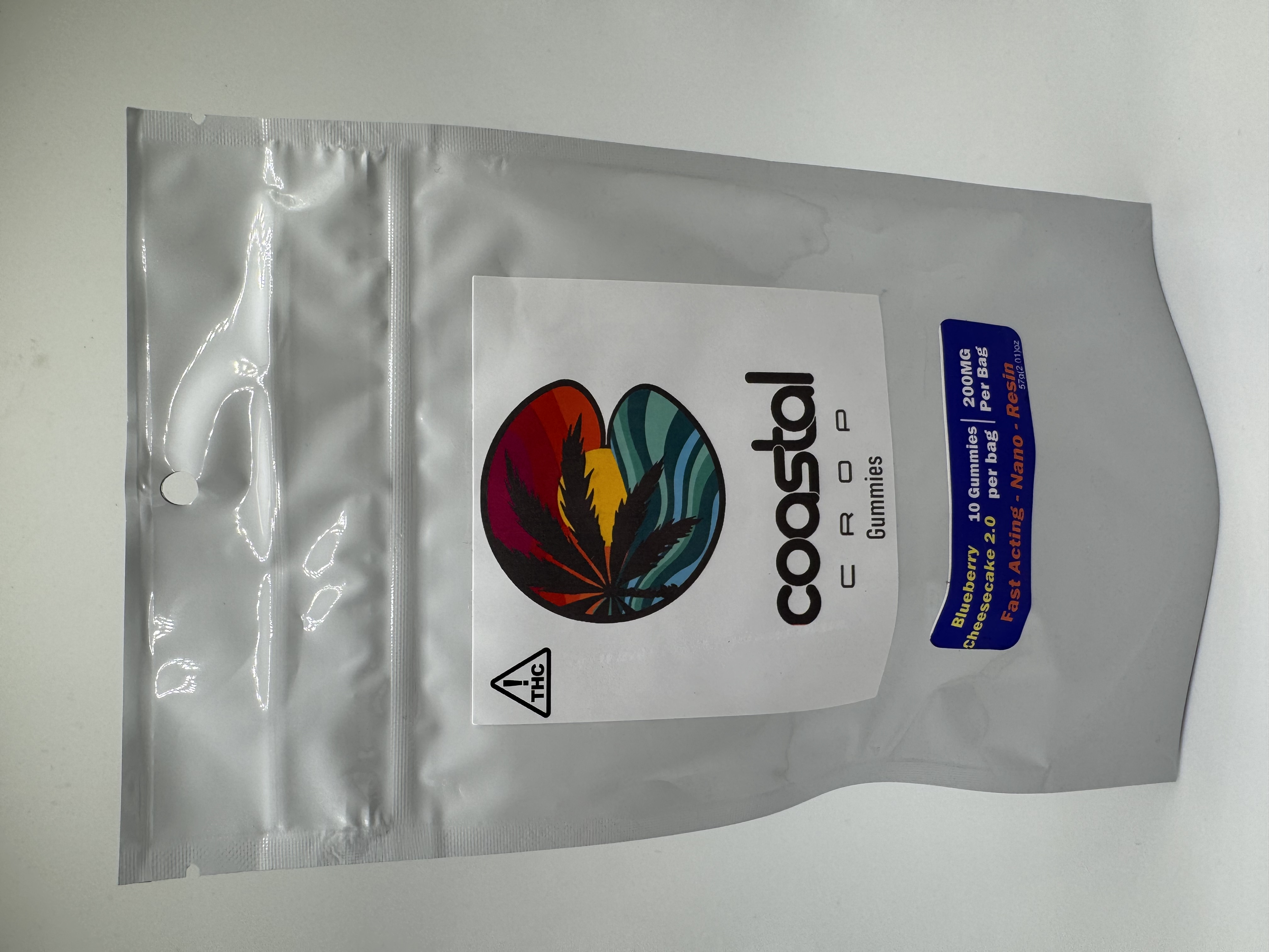 Photograph of product: Nano Fast Acting Blueberry Cheesecake | 200mg | Gummies