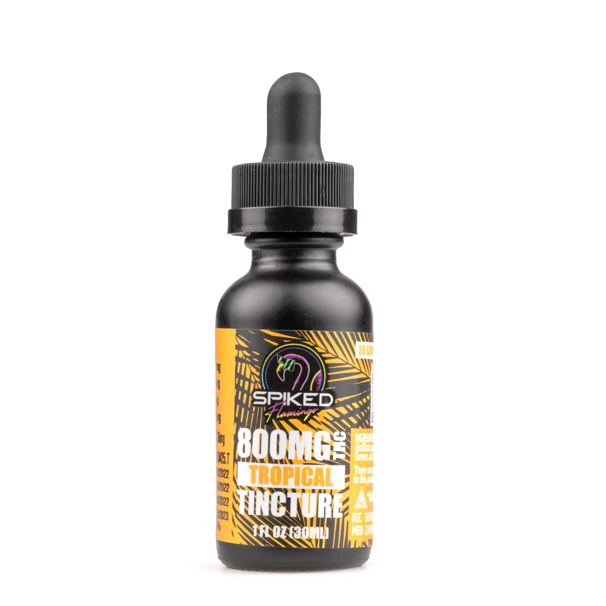 Photograph of product: Spiked Flamingo | Tropical Tincture | 800mg