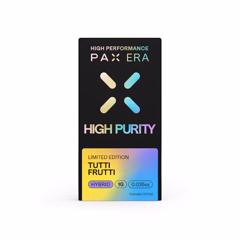 Photograph of product: PAX | High Purity TH-oui Pod Tutti Frutti