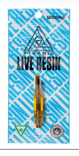 Photograph of product: Live Resin Mendo Muffin Cartridge 1g