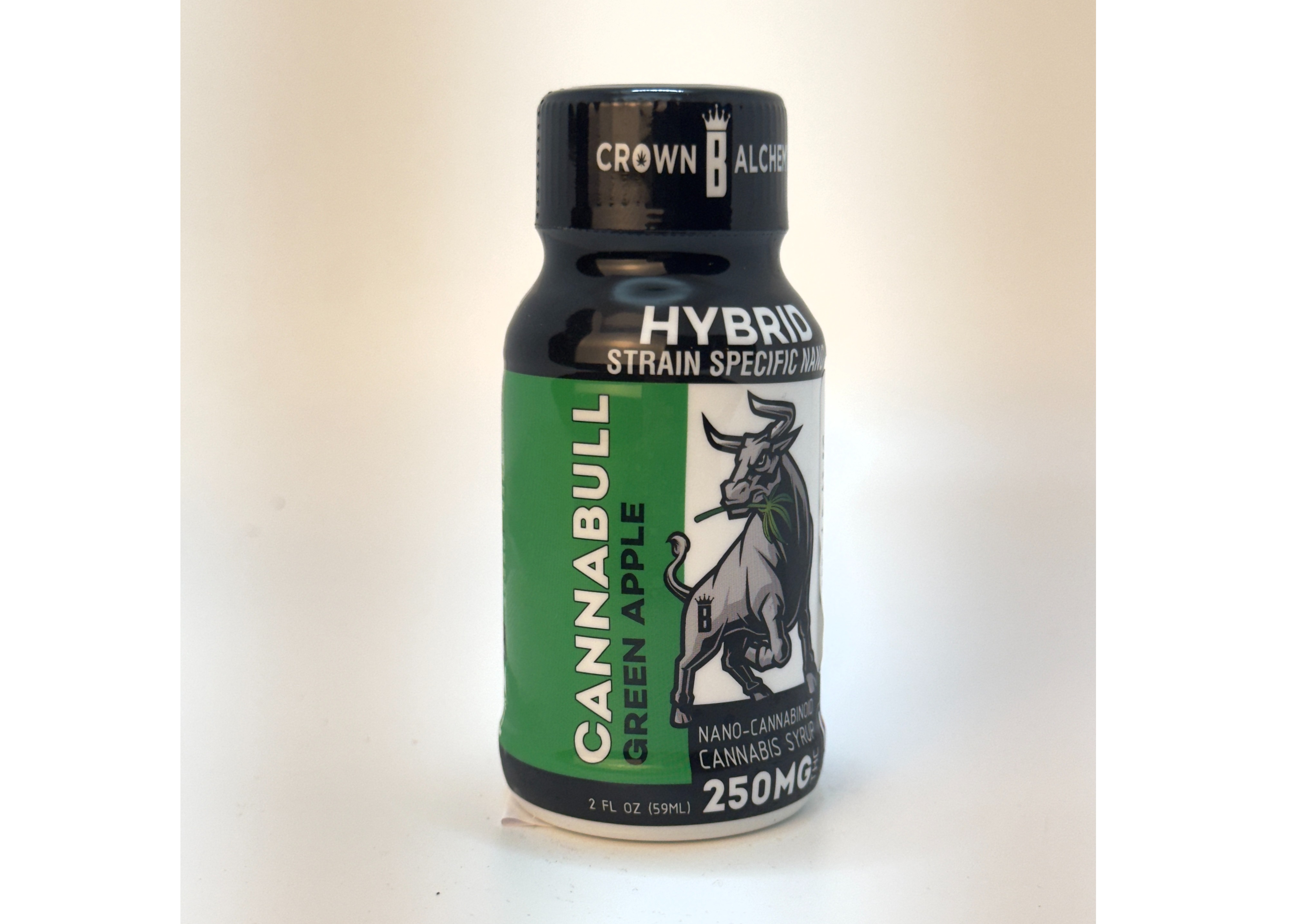Photograph of product: Cannabull - Green Apple 250mg Syrup