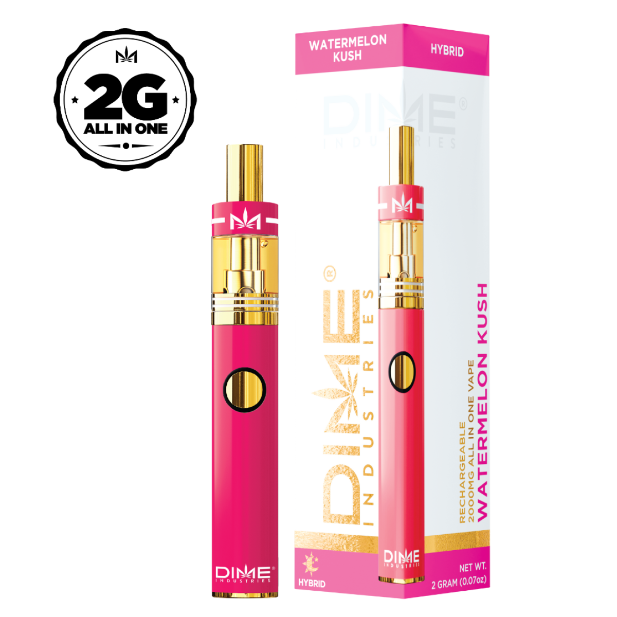 Photograph of product: Vape Cart Disposable - Watermelon Kush