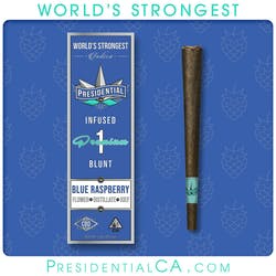 Photograph of product: Blue Raspberry Moonrock Blunt | 1.5g