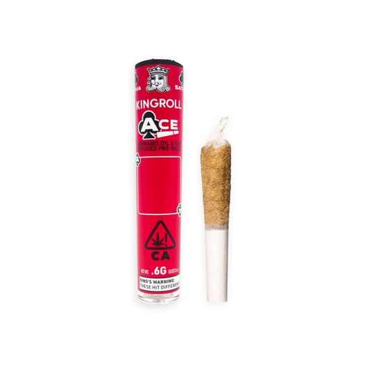 Photograph of product: D. Kingroll 1.3g Infused Pre Roll - Sour Breath x Blue Dream (S) - 