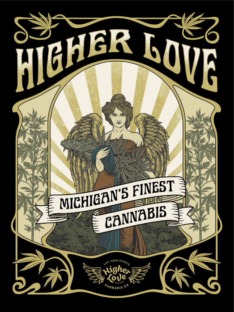 Photograph of product: Higher Love Poster