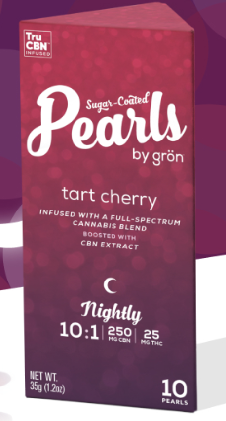 Photograph of product: Tart Cherry - 10:1 2.5mg TH-oui 25mg CBN - 10pck Gummies