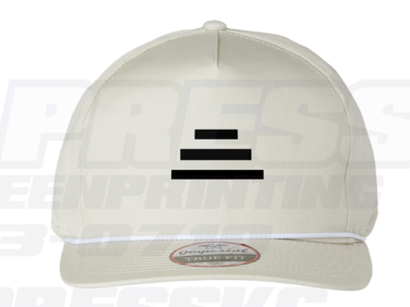 Photograph of product: Stairway Adjustable Hat- Cream/White