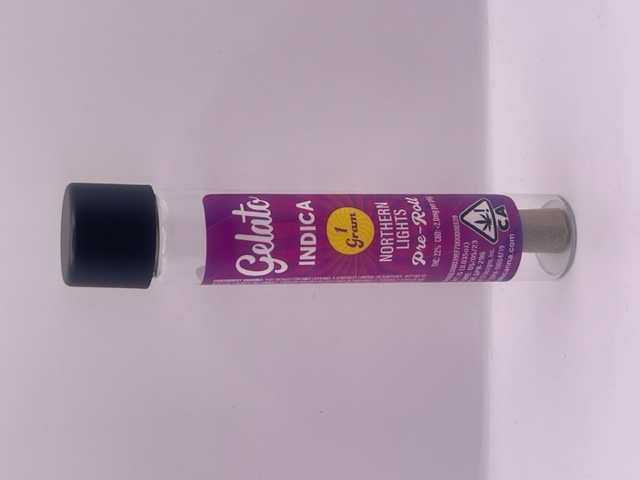 Photograph of product: Northern Lights 1g Pre-roll - Gelato