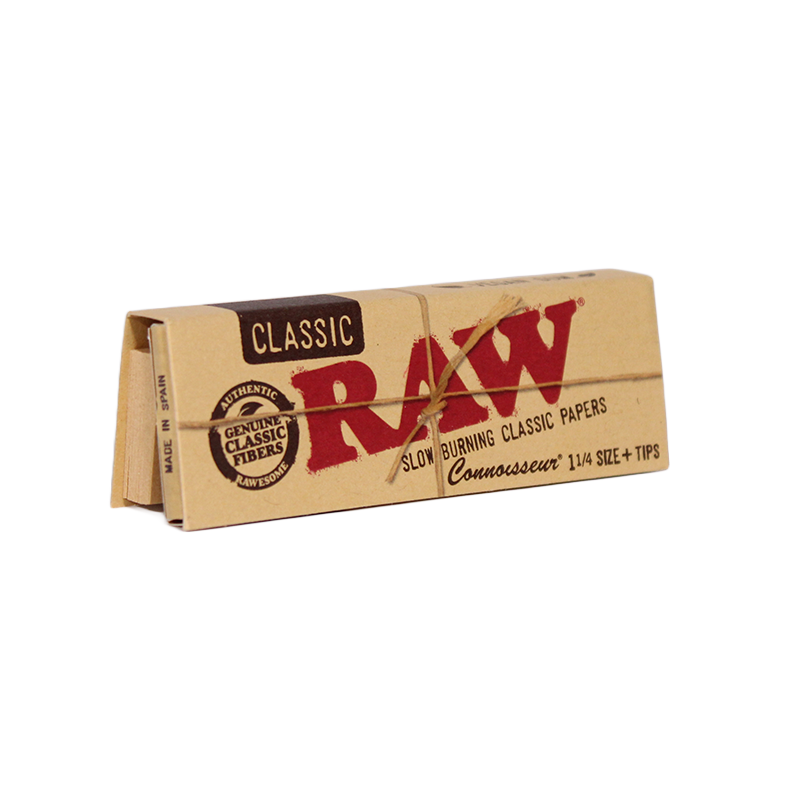 Photograph of product: RAW Connoiseur 1 1/4 + tips