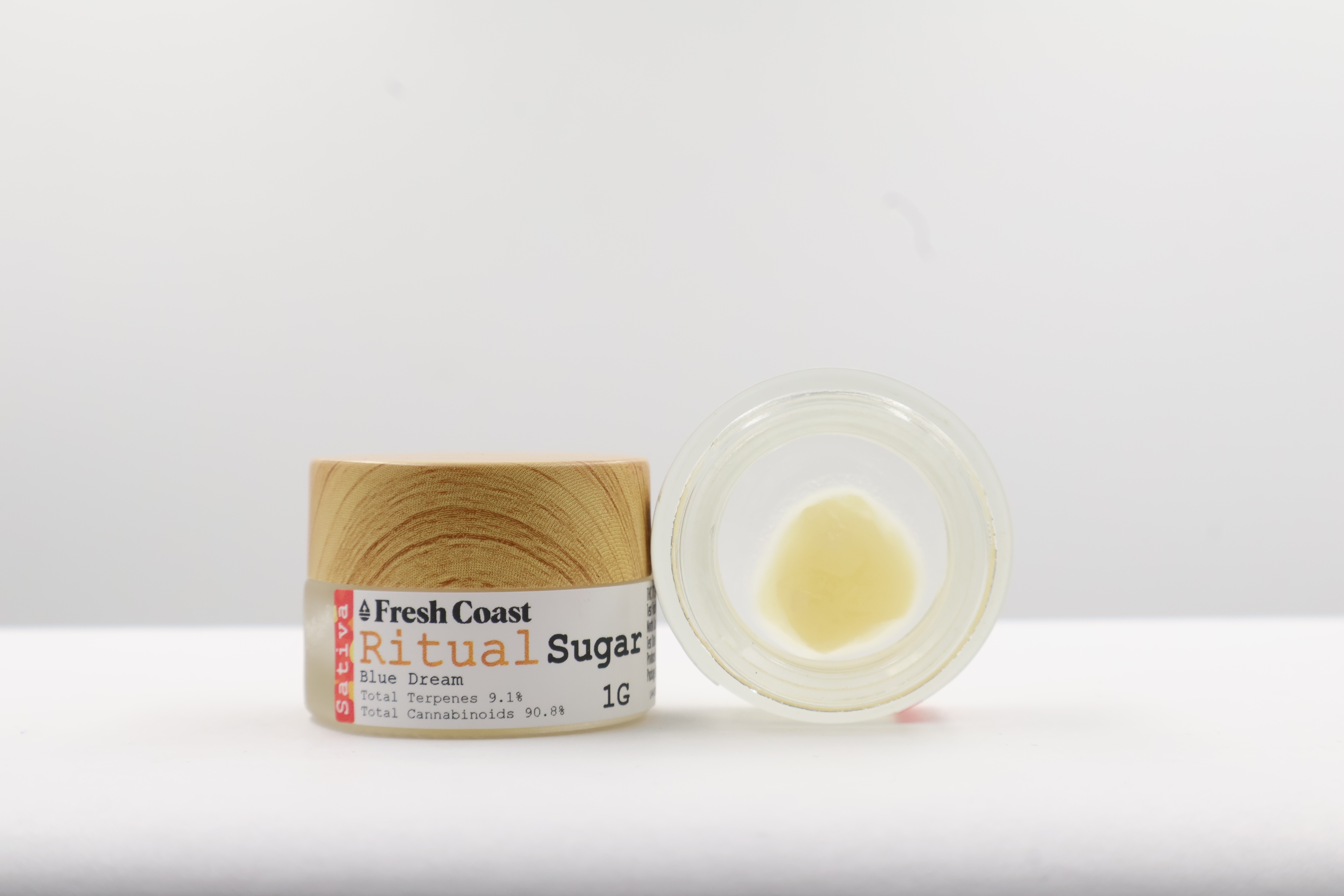 Photograph of product: Concentrate - Fresh Coast - Blue Dream - (Oui'd) - (Ritual Batter) - 77.95% TH-oui