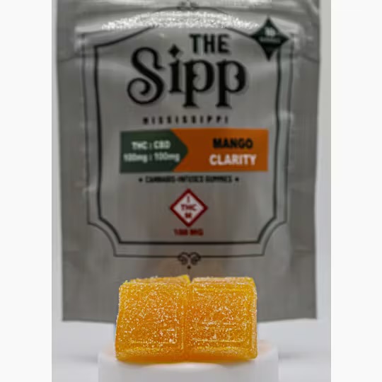 Photograph of product: The Sipp | Mango Clarity | 1:1 CBD  | 100MG