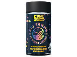 Photograph of product: Holy Moly! Preroll 5-Pack Indica Hybrid 2.5G - 