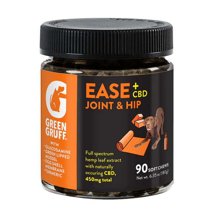Photograph of product: 450mg CBD Coconut Pumpkin "Ease" Joint & Hip Pet Chews 90pk