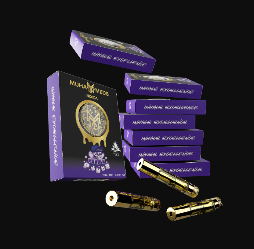 Photograph of product: Muha Meds Cartridge | Purple Punch - Oui'd