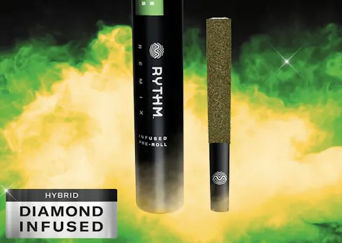 Photograph of product: Rythm Remix (Infused) - Infused Pre-Rolls - Pineapple Express  (H)