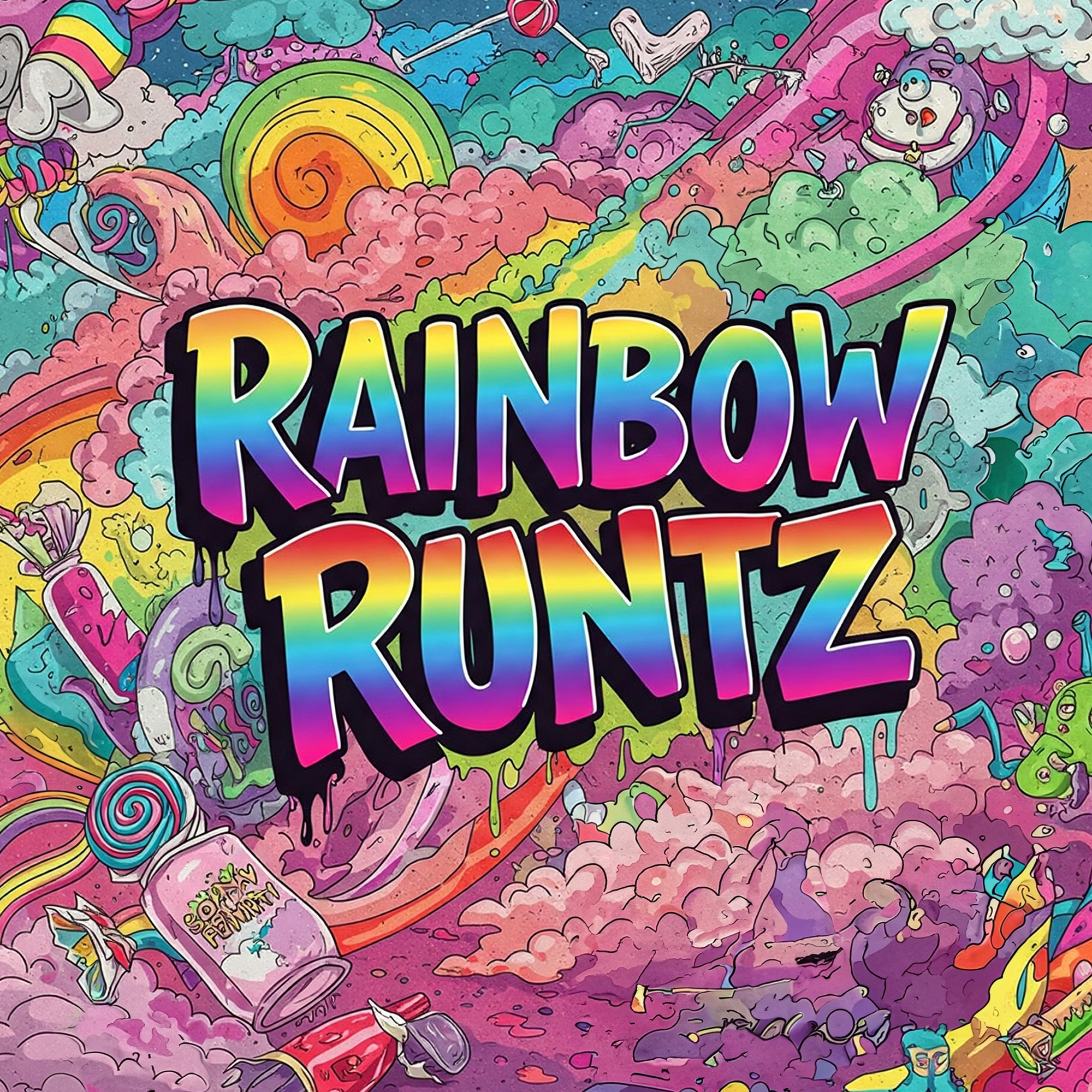 Photograph of product: DELI - Rainbow Runtz - 28g