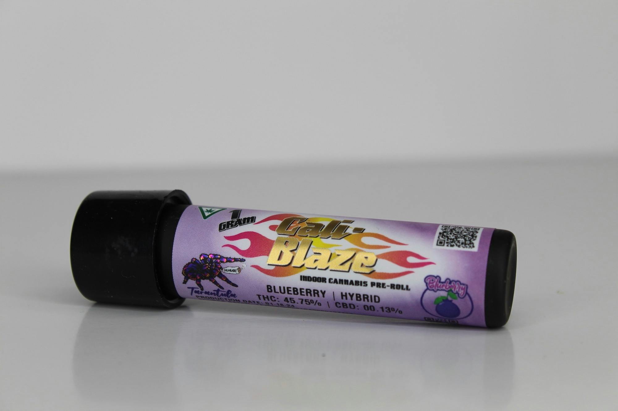 Photograph of product: Cali Blaze |Pina Colada Tarantula | 1g Pre Roll