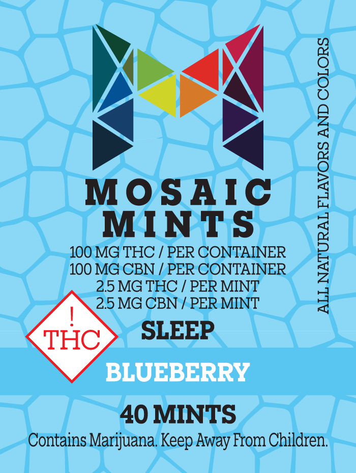 Photograph of product: Mosaic Mints SLEEP