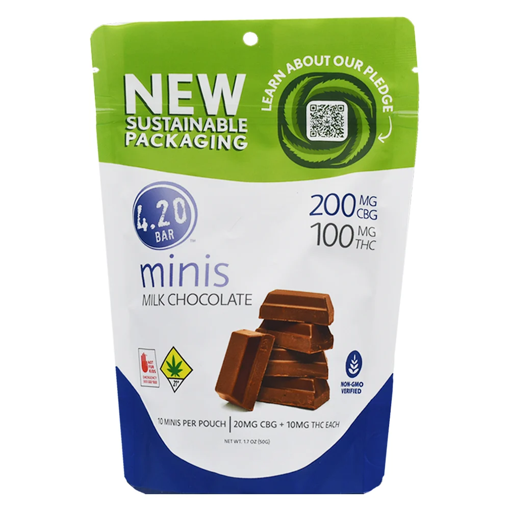 Photograph of product: 4.20 Mini Milk Chocolate 2:1 (CBN:TH-oui) 10pk
