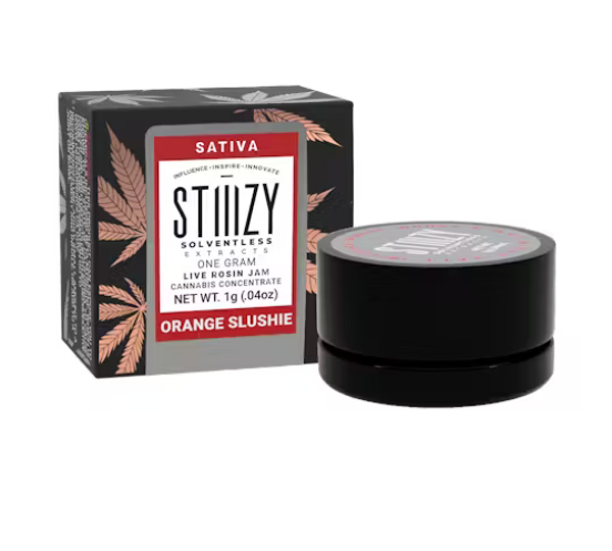 Photograph of product: [STIIIZY] LIVE ROSIN JAM - 1G - ORANGE SLUSHIE (S)