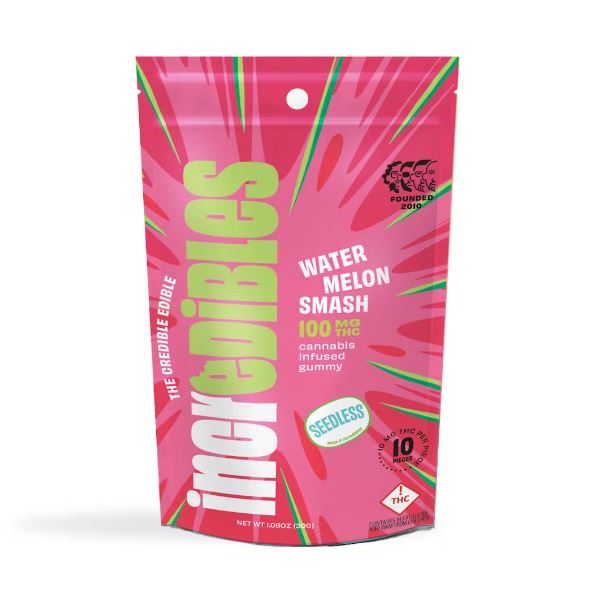 Photograph of product: Watermelon Smash Gummies 10mg x 10ct