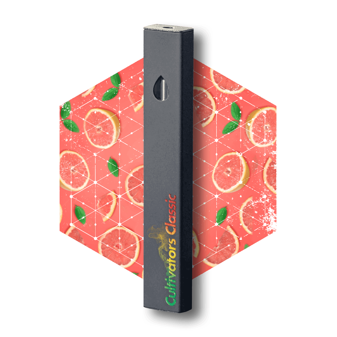 Photograph of product: Cultivators Classic Disposable Vape (1000mg) Grapefruit OG