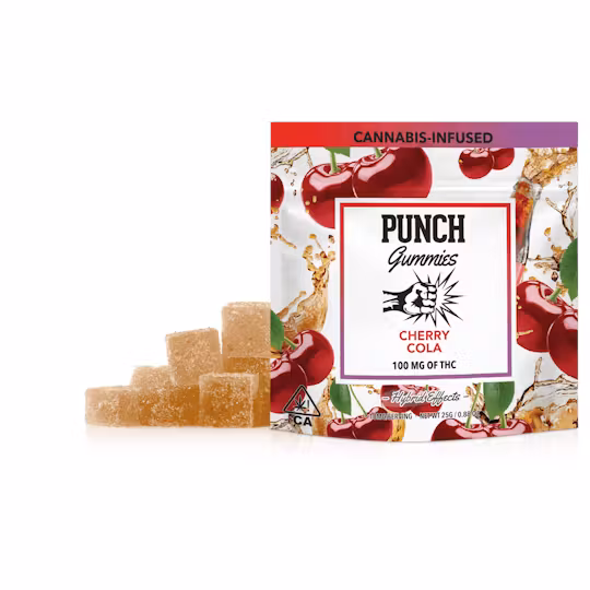 Photograph of product: Cherry Cola [H] I 100MG 10PK Gummy I Punch