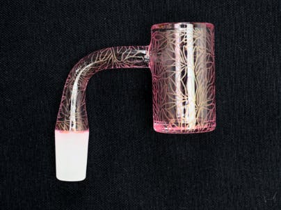 Photograph of product: 061 - SirEEL Pink Fumed Etched Quartz Banger - Retail