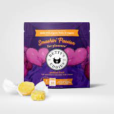 Photograph of product: Betty's Eddies | Smashin Passion (Pleasure) | Fruit Chews | 50mg