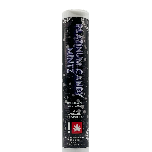 Photograph of product: PDX- Platinum Candy Mintz (.5G) 2PK