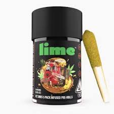 Photograph of product: PINEAPPLE EXPRESS 3G LIVE RESIN & au chocolat INFUSED 5 PACK PREROLLS