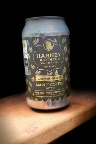 Photograph of product: Harney Brothers | TH-oui Nitro Can 12oz | Maple Coffee | 10mg