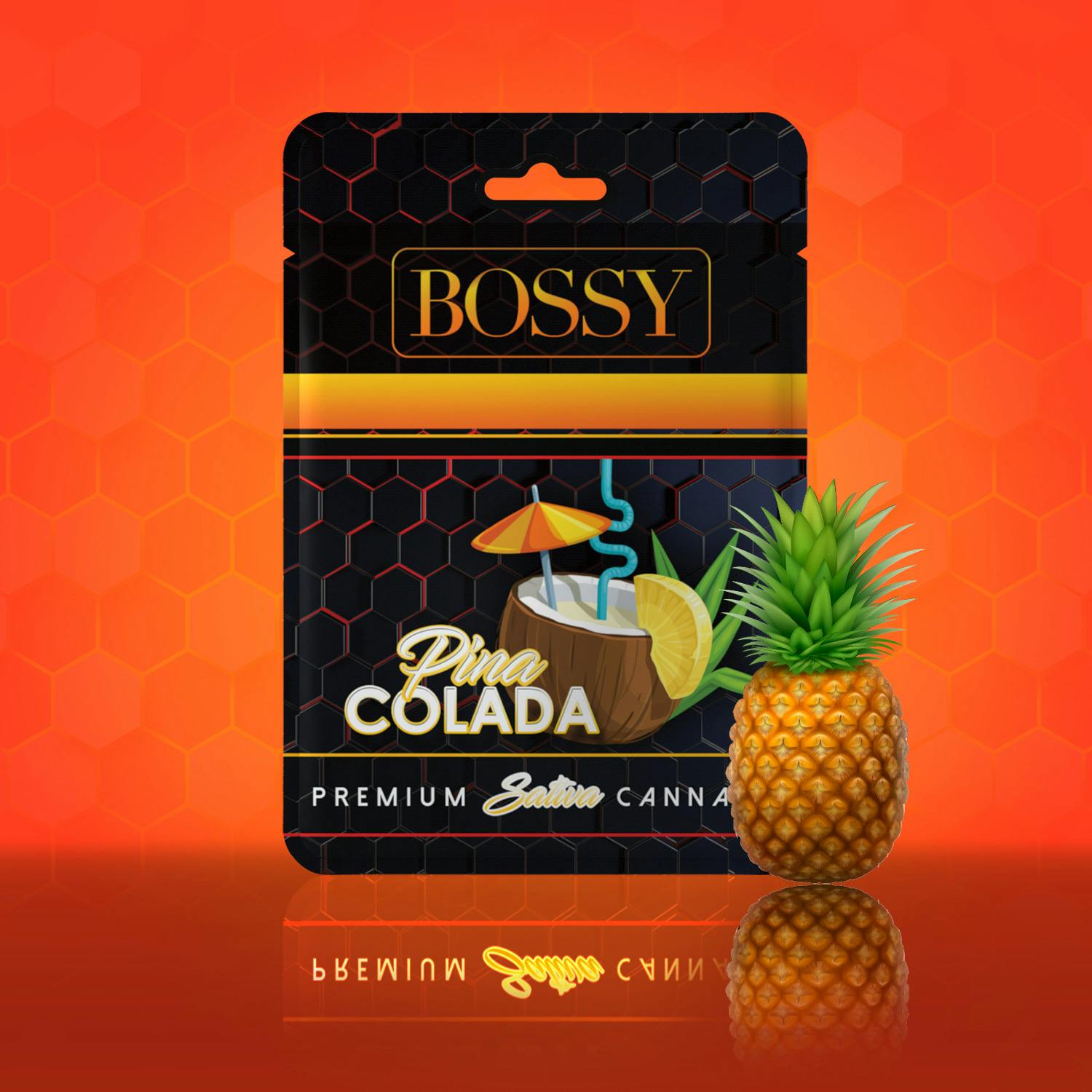 Photograph of product: BOSSY | PINA COLADA | 510 CART | 1G