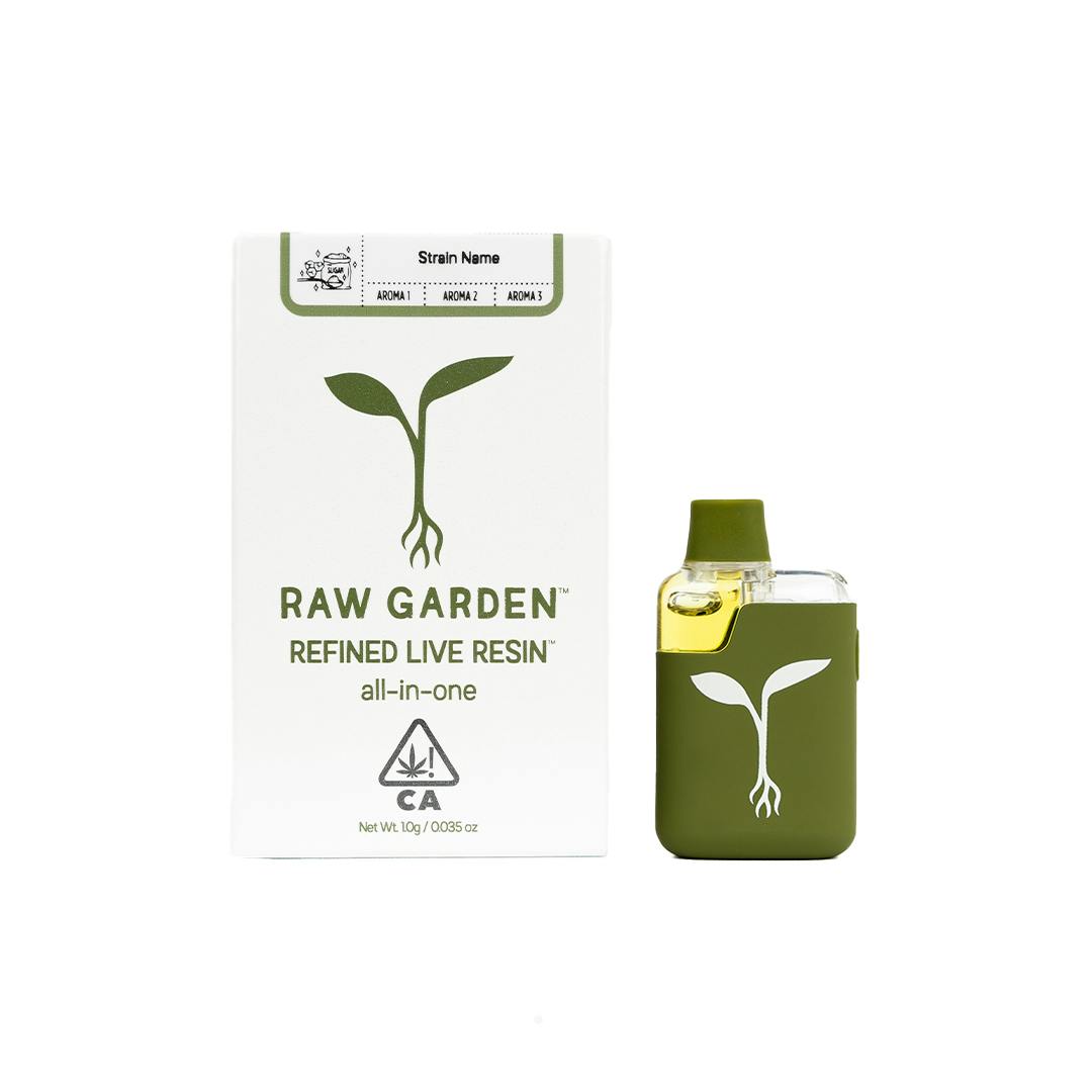 Photograph of product: Puffy Payton Sprout Refined Live Resin All-In-One | 1g