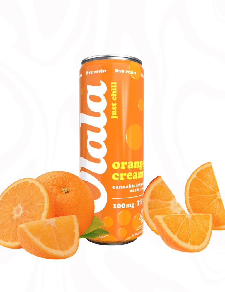 Photograph of Product: ORANGE CREAM 100MG SODA