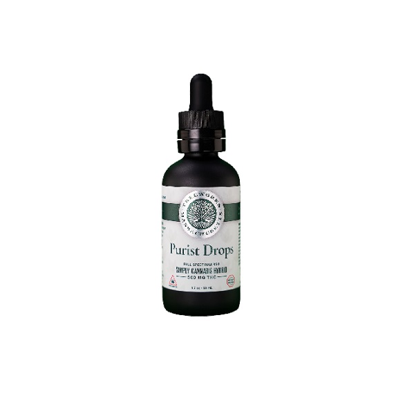 Photograph of product: Purist Drops 1:1 (TH-oui:CBD) Extra Strength | Tincture | 1000mg