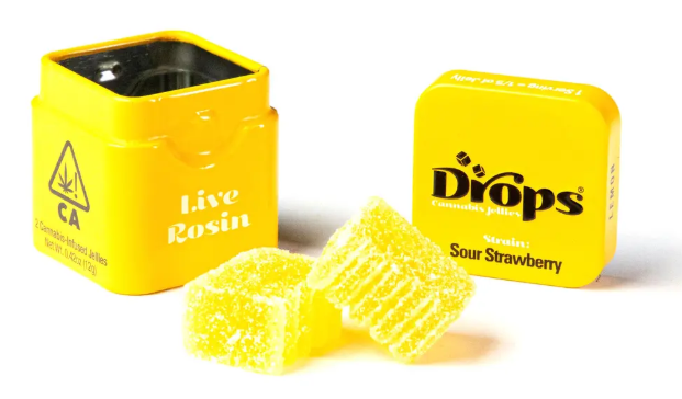 Photograph of product: Lemon (2pk/100mg) Live Rosin Gummies [S]