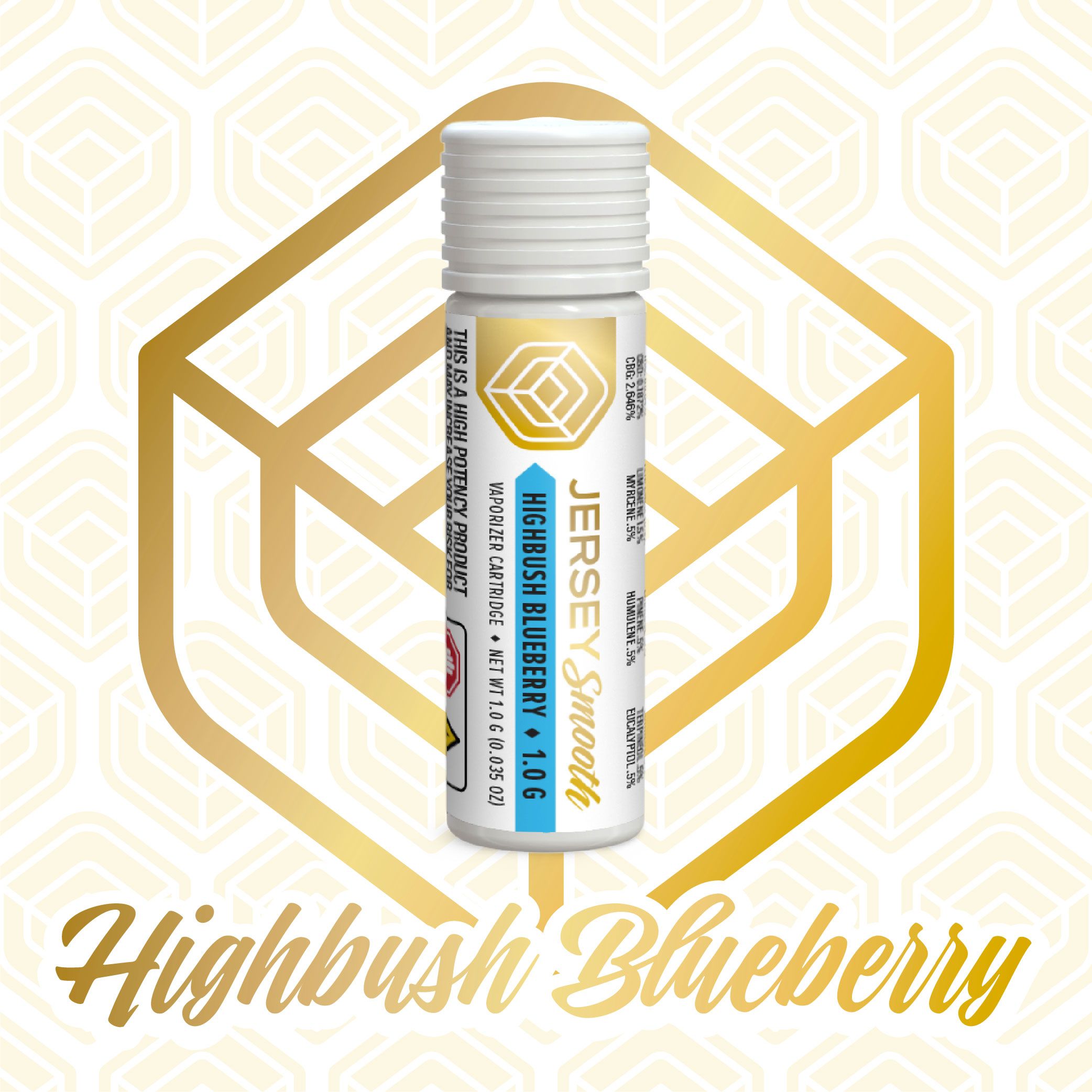 Photograph of product: Jersey Smooth Vape Cart 1g- Beach Day Lemonade
