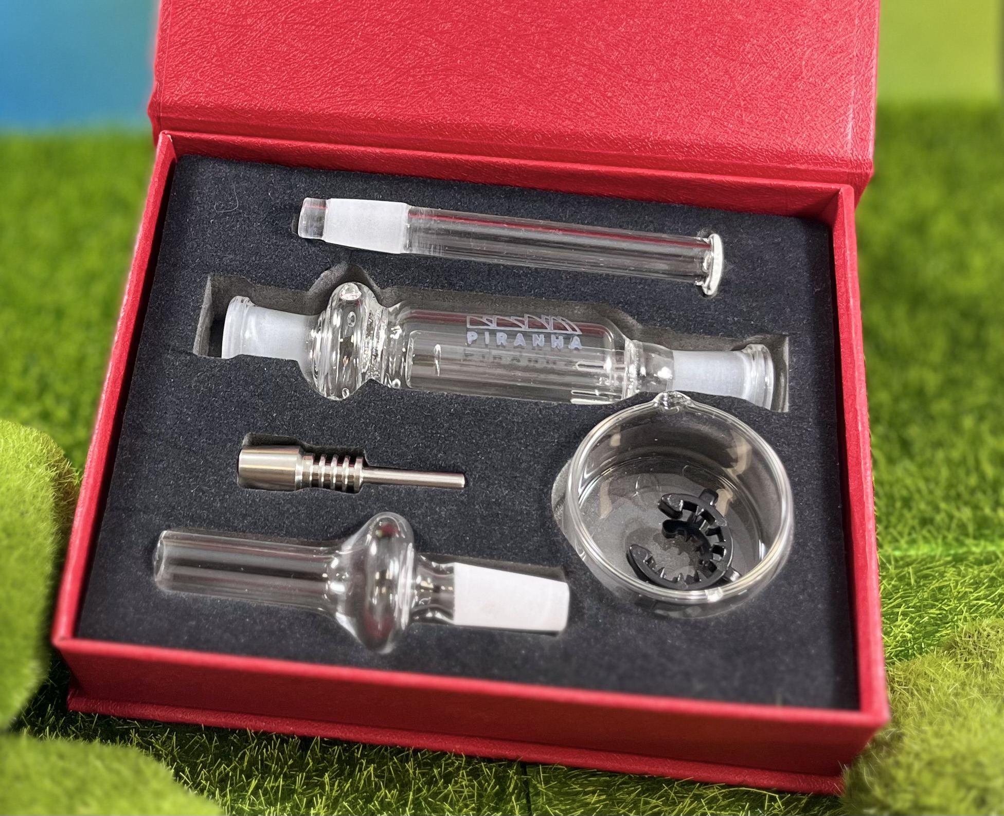 Photograph of product: Glass Nectar Collector Dab Straw Kit