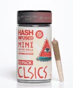 Photograph of product: Watermelon Haze Infused Prerolls 10pk 3g - PR PK