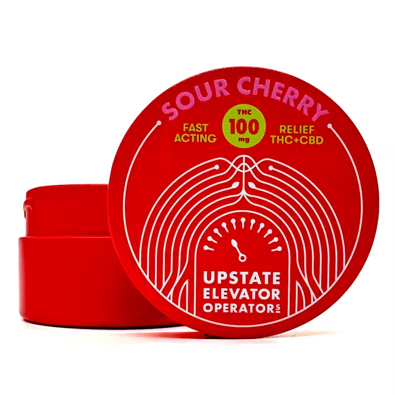 Photograph of product: 2-Dose 1:1 TH-oui:CBD Gummies | Sour Cherry (10/pkg)