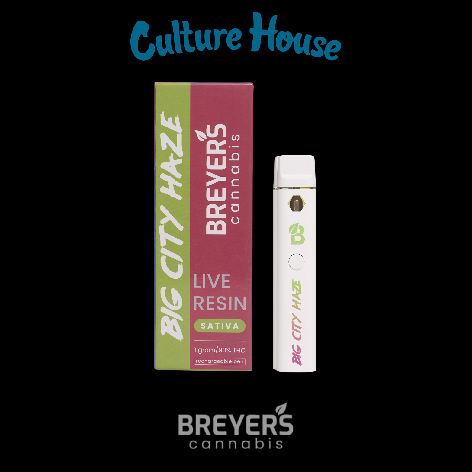 Photograph of product: Breyer's Oui'd | Big City Haze | Live Resin | AIO