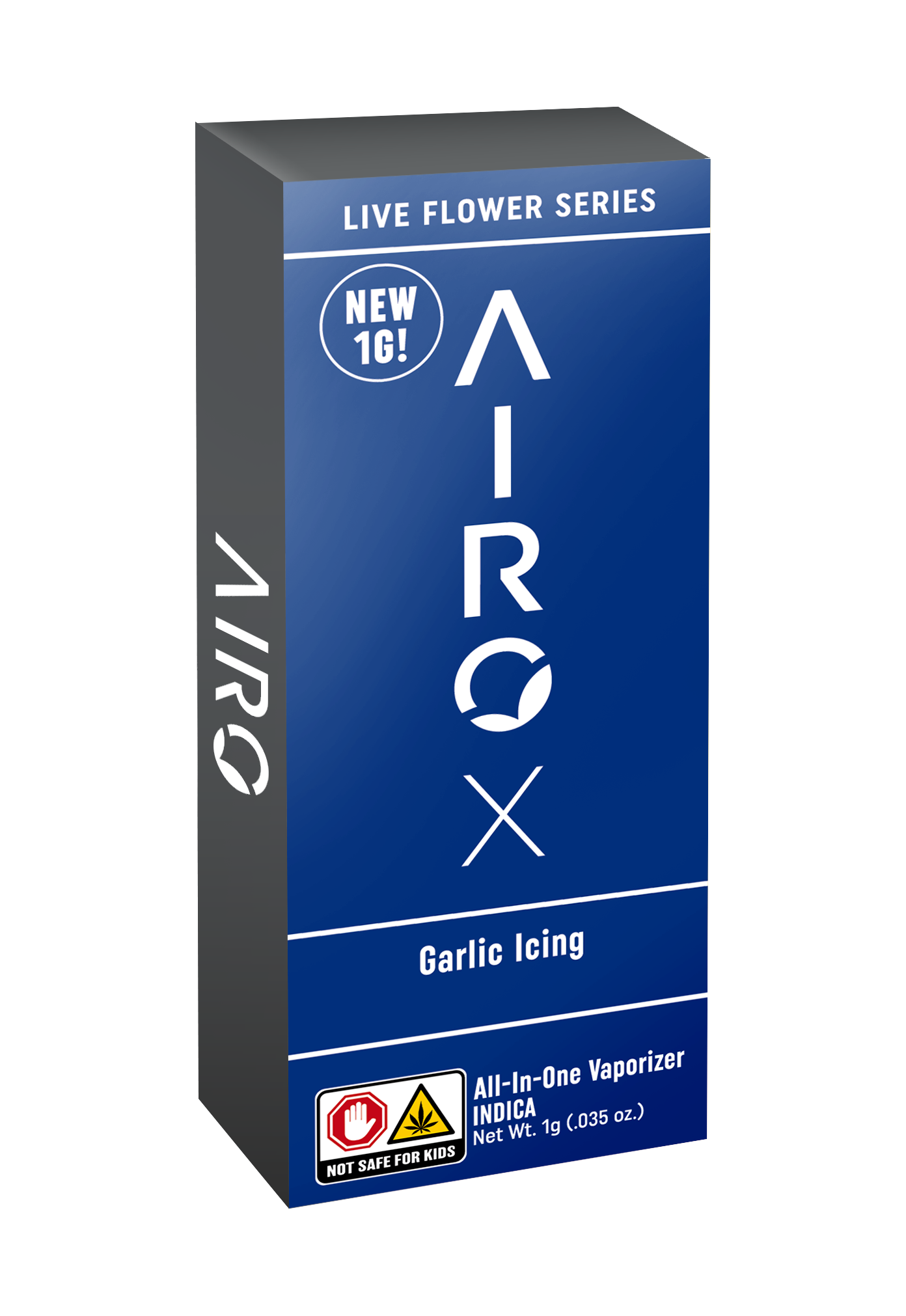 Photograph of product: Airo X Vape Disposable Distillate 1g- Garlic Icing (Strain Series)